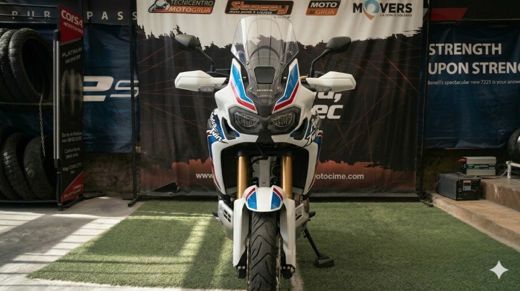 Honda Africa Twin 1100 - Vista frontal